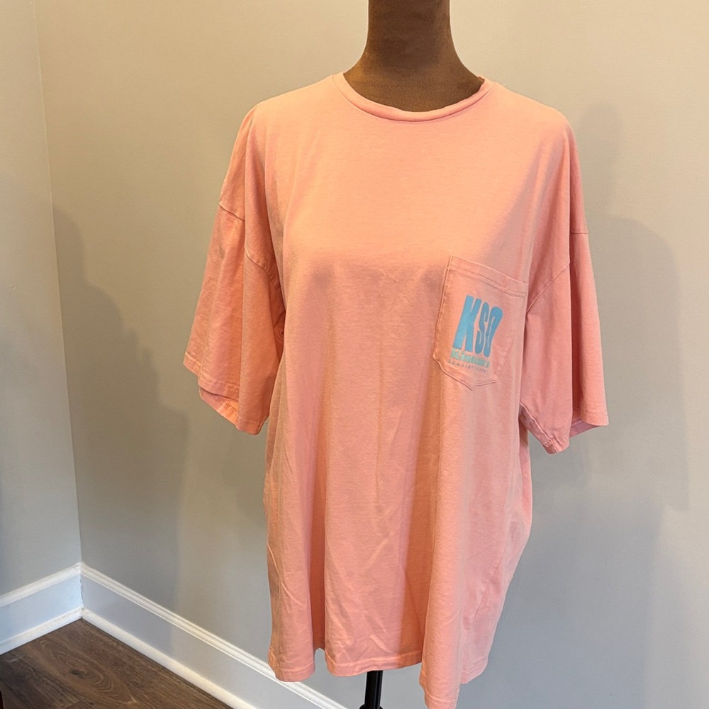 KSO Coral Cotton Blend Tee